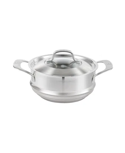 Cuisine::pro Id3 Stainless Steel 8.85" Universal Steamer In Silver