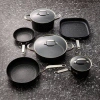 Cuisine::pro Ironroc  Cookware Set 9pc In Black