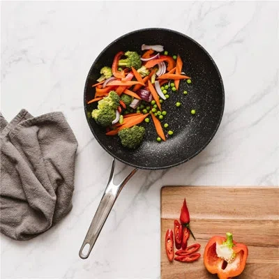 Cuisine::pro Ironroc Stir Frypan 11" In Black