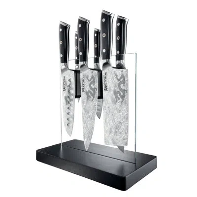 Cuisine::pro Kiyoshi® Kiyo Knife Block 7 Piece In Black