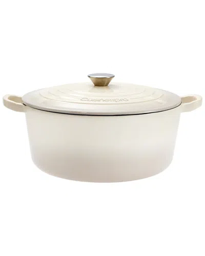 Cuisine::pro ® Le Connoisseur 6.6qt Round French Oven In White