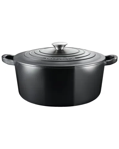 Cuisine::pro ® Le Connoisseur 6.6qt Round French Oven In Black