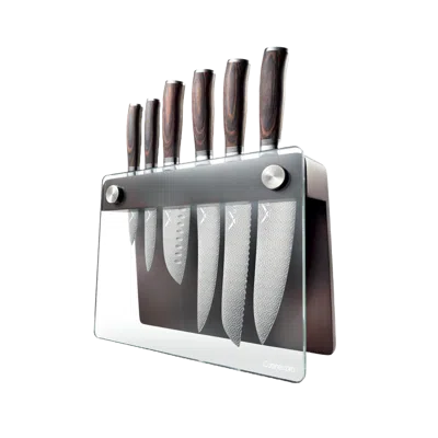 Cuisine::pro ® Le Connoisseur Epicure 7-piece Knife Block In Brown
