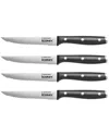 Cuisine::pro ® Set Of 4 Iconix Steak Knives In Black
