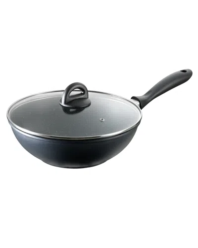 Cuisine::pro Stone 11" Cast Aluminum Wok In Black