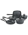 Cuisine::pro Stone Cookware Set 9pc In Black