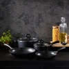 Cuisine::pro Stone Cookware Set 6pc In Black