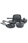 Cuisine::pro ® Stone Cookware Set 9pc In Black