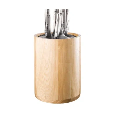 Cuisine::pro Universal Circa Knife Block Ashwood In Silver