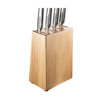 Cuisine::pro Universal Steak Knife Block Acacia In Silver