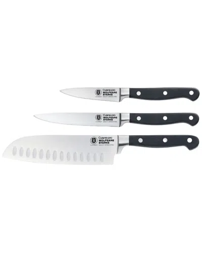 Cuisine::pro Wolfgang Starke 3pc Starter Set In Silver