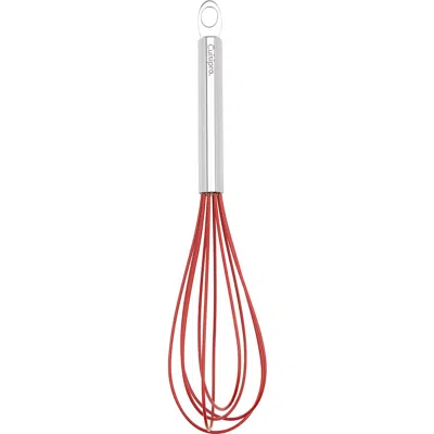Cuisipro 10-inch Silicone Egg Whisk In Red
