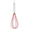 Cuisipro 10 Inch Silicone Flat Whisk In Red