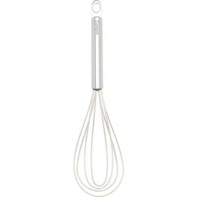 Cuisipro 10 Inch Silicone Flat Whisk In Silver