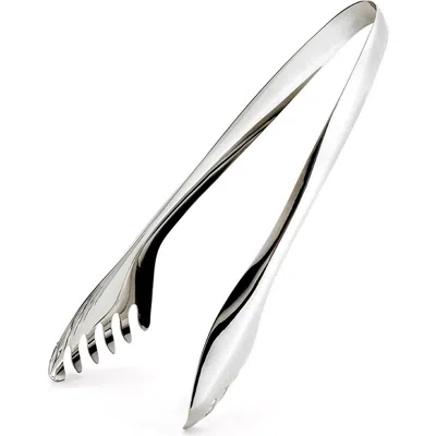Cuisipro 11 Inch Tempo Salad Tongs, Stainless Steel In Silver