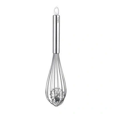 Cuisipro 12 Inch Duo Whisk Stainless Steel Ball Whisk Solid Handle In Silver
