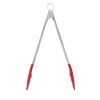 Cuisipro 12 Inch Tongs With Teeth, Red In Multi