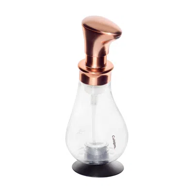 Cuisipro 13 Ounce Foam Pump Soap Dispenser, Copper In Transparent