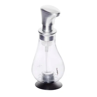 Cuisipro 13 Ounce Foam Pump Soap Dispenser, Silver In Red