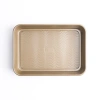 Cuisipro 13.5 X 9.5-inch Rectangular Steel Nonstick Roasting Pan In Brown