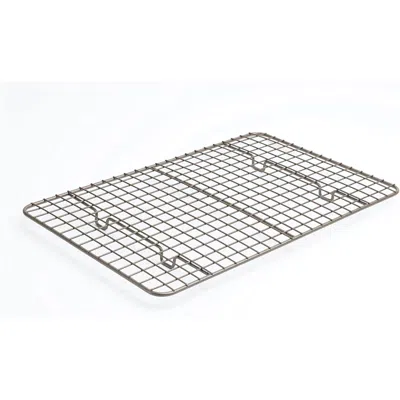 Cuisipro 14 X 9.25-inch Rectangular Steel Nonstick Cooling Rack In Silver
