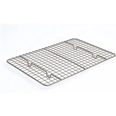 Cuisipro 14 X 9.25-inch Rectangular Steel Nonstick Cooling Rack In Black