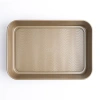Cuisipro 15.5 X 11-inch Rectangular Steel Nonstick Roasting Pan In Brown