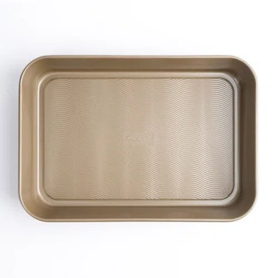 Cuisipro 15.5 X 11-inch Rectangular Steel Nonstick Roasting Pan In Brown
