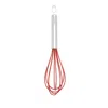Cuisipro 8-inch Stainless Steel And Silicone Egg Whisk In Red