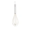 Cuisipro 8-inch Stainless Steel And Silicone Egg Whisk In Transparent