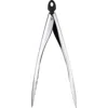 Cuisipro 9.5 Inch Stainless Steel Locking Tempo Tongs In Silver