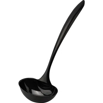Cuisipro Black Tempo Noir Mirror Finished Ladle, 14 Inch