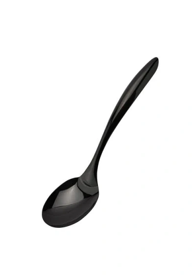 Cuisipro Black Tempo Noir Mirror Finished Spoon, 13 Inch