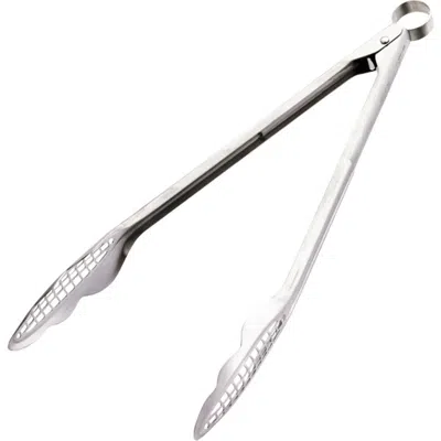 Cuisipro Grill Fry Tongs Narrow Kitchen Tong Stainless Steel 747188 In Silver