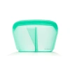 Cuisipro Pack-it Silicone Reusable Stand Up Storage Bag W/divider, 1300ml/44 oz In Green