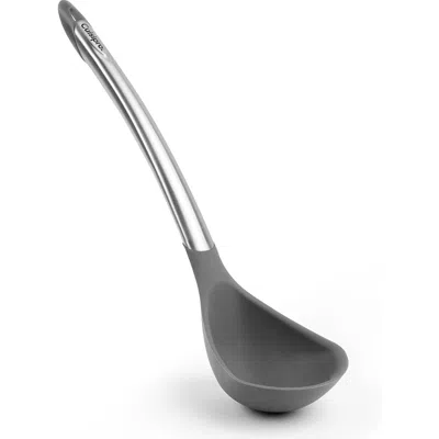 Cuisipro Silicone & Stainless Steel 12.25-inch Ladle In Gray