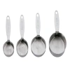 Cuisipro Stainless Steel Measuring Cup Set, 4 Piece In Silver