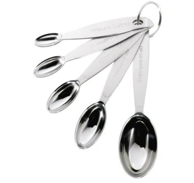CUISIPRO CUISIPRO STAINLESS STEEL MEASURING SPOON SET, 5 PIECE