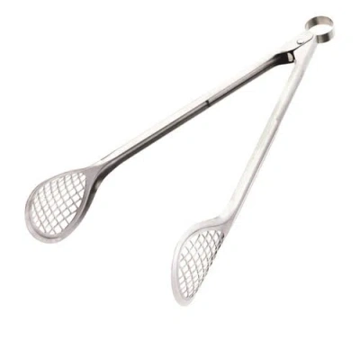 Cuisipro Wide Grill Fry Tongs In Silver