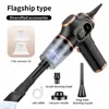 Culi High-power Abs Wireless Car Vacuum Cleaner For Home, Office, And Sofa Cleaning - Mini Carpet Cleanin In Black