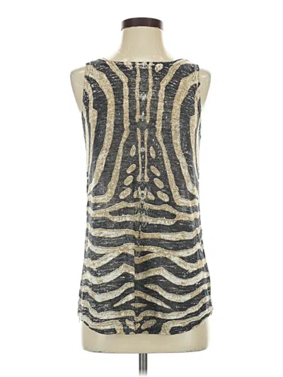 Pre-owned Cullen Sleeveless Blouse In Silver