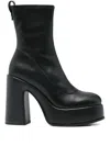 Cult 120mm Platform Block-heel Boots In Black