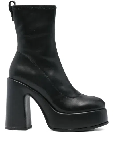 Cult 120mm Platform Block-heel Boots In Black