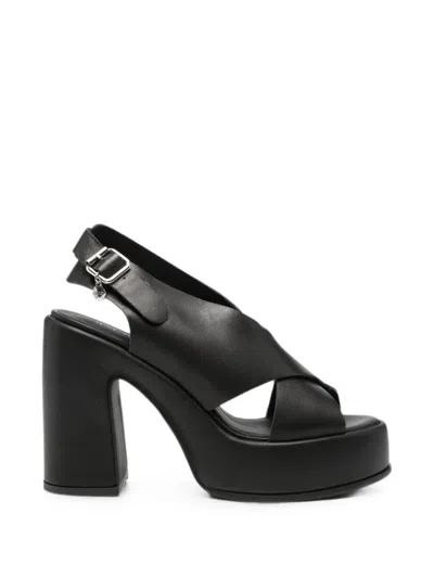 Cult Bjork Crossover Sandals In Black