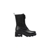Cult Black Leather Ankle Boots In Multi