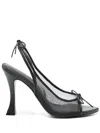 Cult Gaia 10mm Cici Slingback Pumps In Black