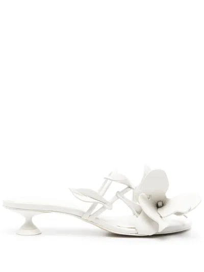Cult Gaia 50mm Colette Sandals In White