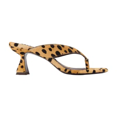 Cult Gaia Abi Heel Sandal In Brown
