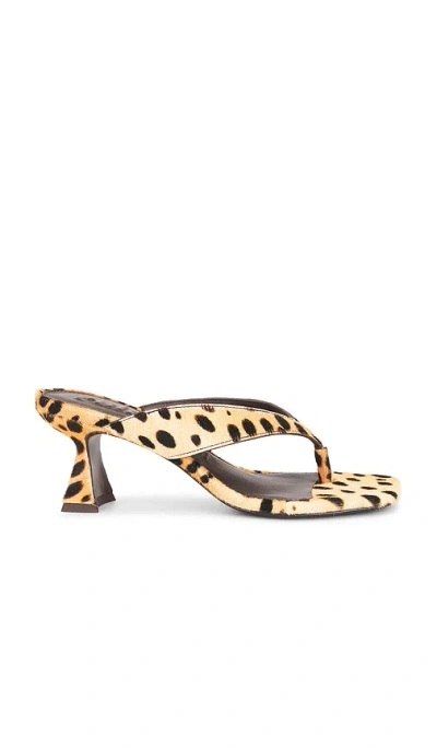 Cult Gaia Abi Sandal In Brown