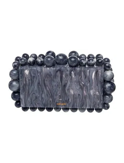 Pre-owned Cult Gaia Acrylic Clutch In Blue